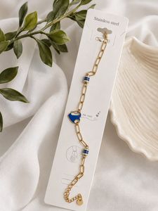 Chic Gold Tone Chain Bracelet