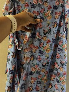 Lavender Floral Mini Dress