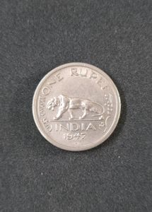 Original 1 Rupee Coin of 1947