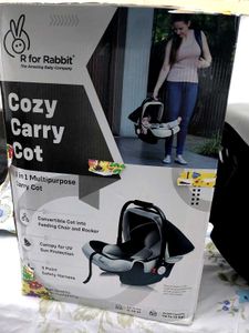R for Rabbit Baby Cozy Carry Cot with 3 in 1