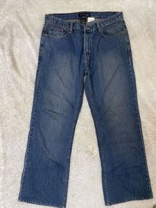 Unisex Blue Wash Denim Jeans