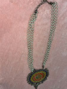 Handcrafted Rajasthani Meenakari Oxidised Necklace