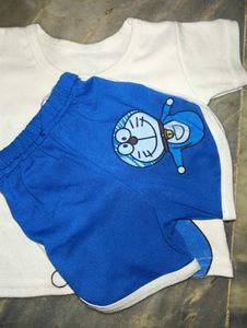 Doraemon T-Shirt and Shorts Set