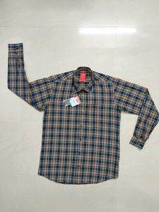 Shirt (New) Tyzer Black &amp; Brown Checkers Full Slee