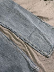 Light Wash Denim Wide Leg Pants