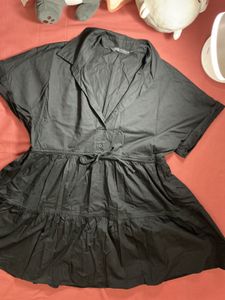 ZARA Chic Black  Tiered  Dress
