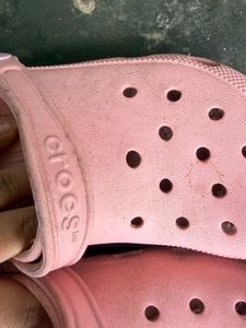 Pink Crocs