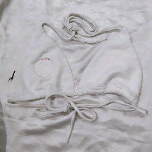 White Bikini top set