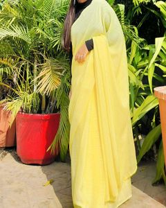Elegant Mustard Saree