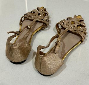 CATWALK Sparkling Gold Flat Sandals