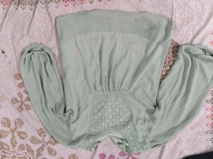 Sequin Embellished Georgette Top