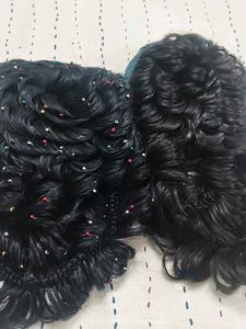 2 juda wigs brown and black