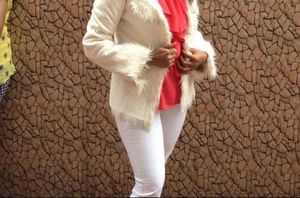 Cream Capris with Embellishment