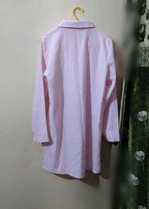 pink long shirt