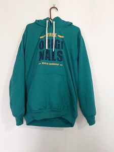 Green Graphic Hoodie
