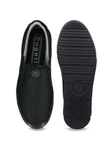 Bugatti Men's Pacific Black Casual Loafers