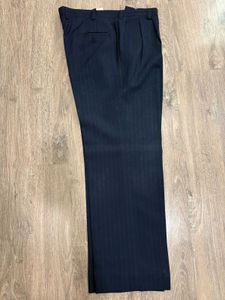 Men's Navy Striped Suit