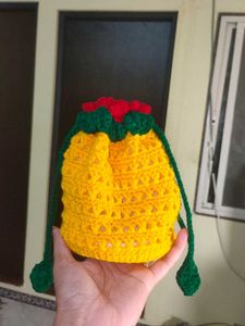 Handmade Crochet Potli Bag