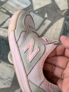 New Balance Kids Pink Slip-On Shoes