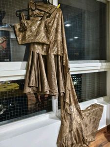 PRICE DROP!!Ready to wear fish cut saree