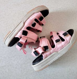 New Balance Pink velcro Sandals