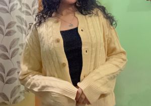 Cozy Pastel Cable Knit Cardigan