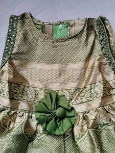 Cute Green Floral Dress