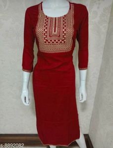 Vbuyz Sequinned And Hand Embroidery Kurti Combo