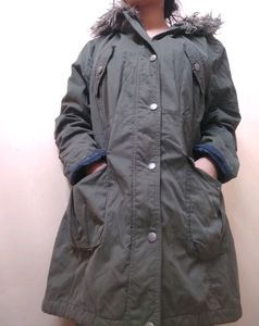 olive green jacket