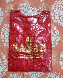 Chic Red Peplum Top
