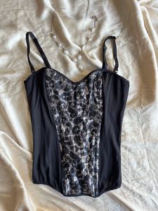 Sparkly Sequin Corset Top
