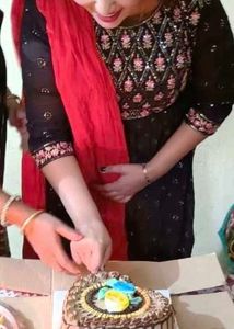 Beautiful embroidered Naira suit