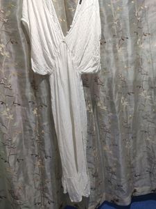 White Backless Long Dress