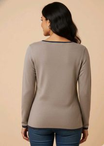 Imported Long Sleeve Sweater