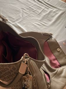 Coach Monogram Shoulder Bag