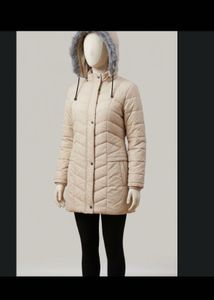 Puffer Jacket with Fur Hood