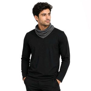 Men's stylish coller neck T-shirt in full arm👚