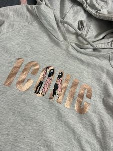 Gray "ICONIC" Hoodie