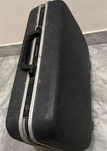 Aristocrat Vintage Black Hard-shell Suitcase