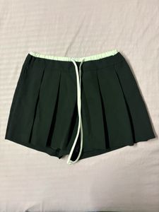 Savana Black Pleated Mini Skirt