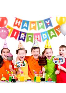 Happy Birthday Props 17pcs