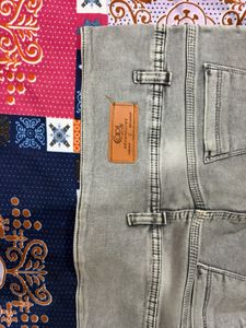 Stylish Grey Denim Jeans