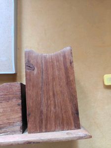 wooden Pen stand &amp; mini plastic frame