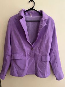 Lilac Tailored Blazer &amp; Straight-Leg Trouser Set
