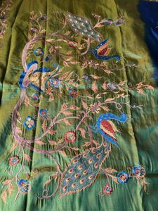 Pure Silk embroidery saree