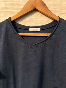 Navy V-Neck T-Shirt