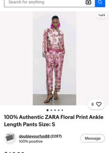 🚨SALE!!! Zara Floral Print cord set
