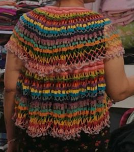 Colorful Crocheted Scarf