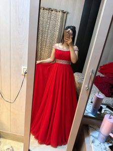 Stunning Red embellished Gown