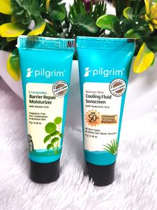 Pilgrim Face Moisturizer & Sunscreen Duo